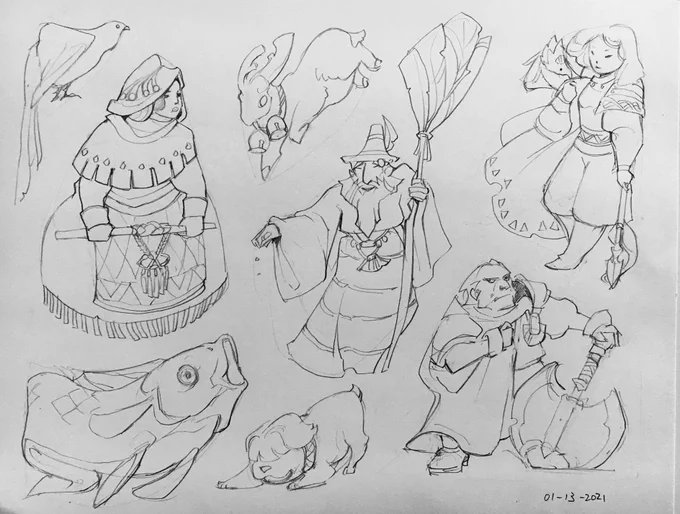 Day 13.  random shape #sketches 