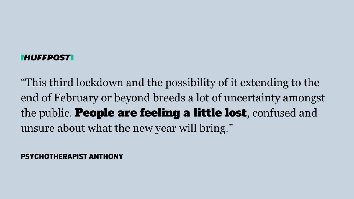 The uncertainty surrounding our futures can be extremely detrimental to our overall wellbeing.
