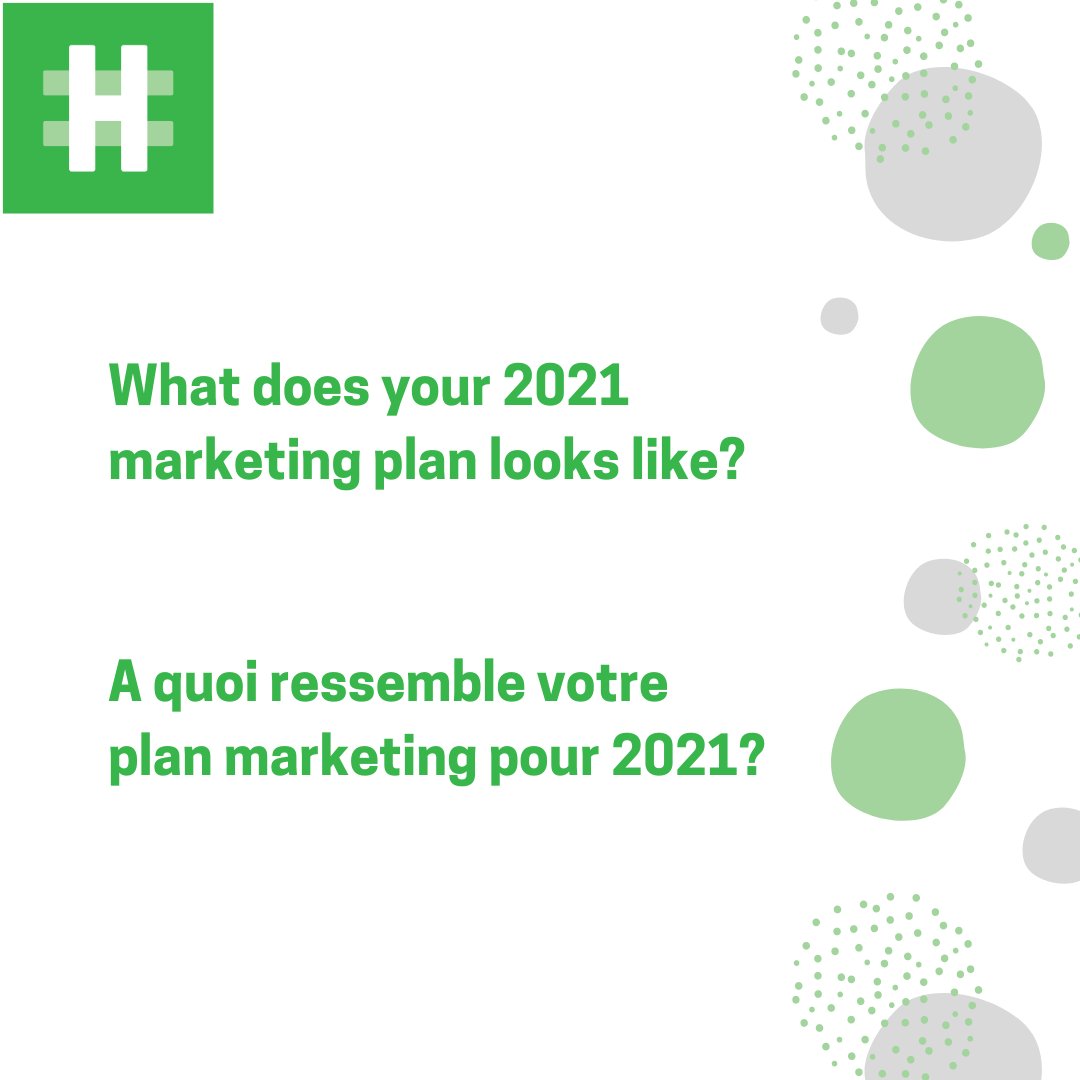 EN: In 2021 what are your marketing plans?  
Are you sure you have the best tools to optimize your activations ?

FR: En 2021 quels sont vos plans marketing ?
Êtes-vous sûr de disposer des meilleurs outils pour optimiser le  vos activations?  

Parlons-en: Afric@hashting.com