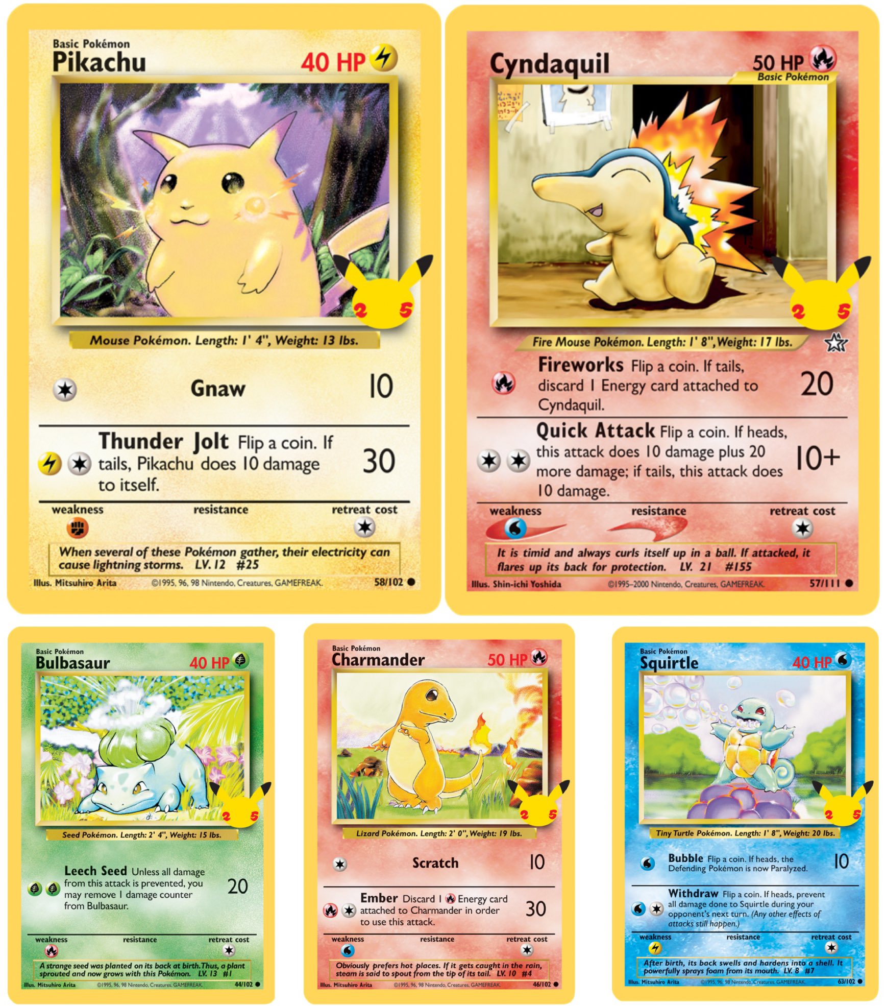 ヒノッチ Pokemon 25th Anniversary ポケモンカードゲーム First Partner ポケカ初登場当時デザインのまま25周年ロゴ入ってるの熱い さすが海外公式 T Co 43zbklej1y T Co Ig7ycoiyf2 Twitter