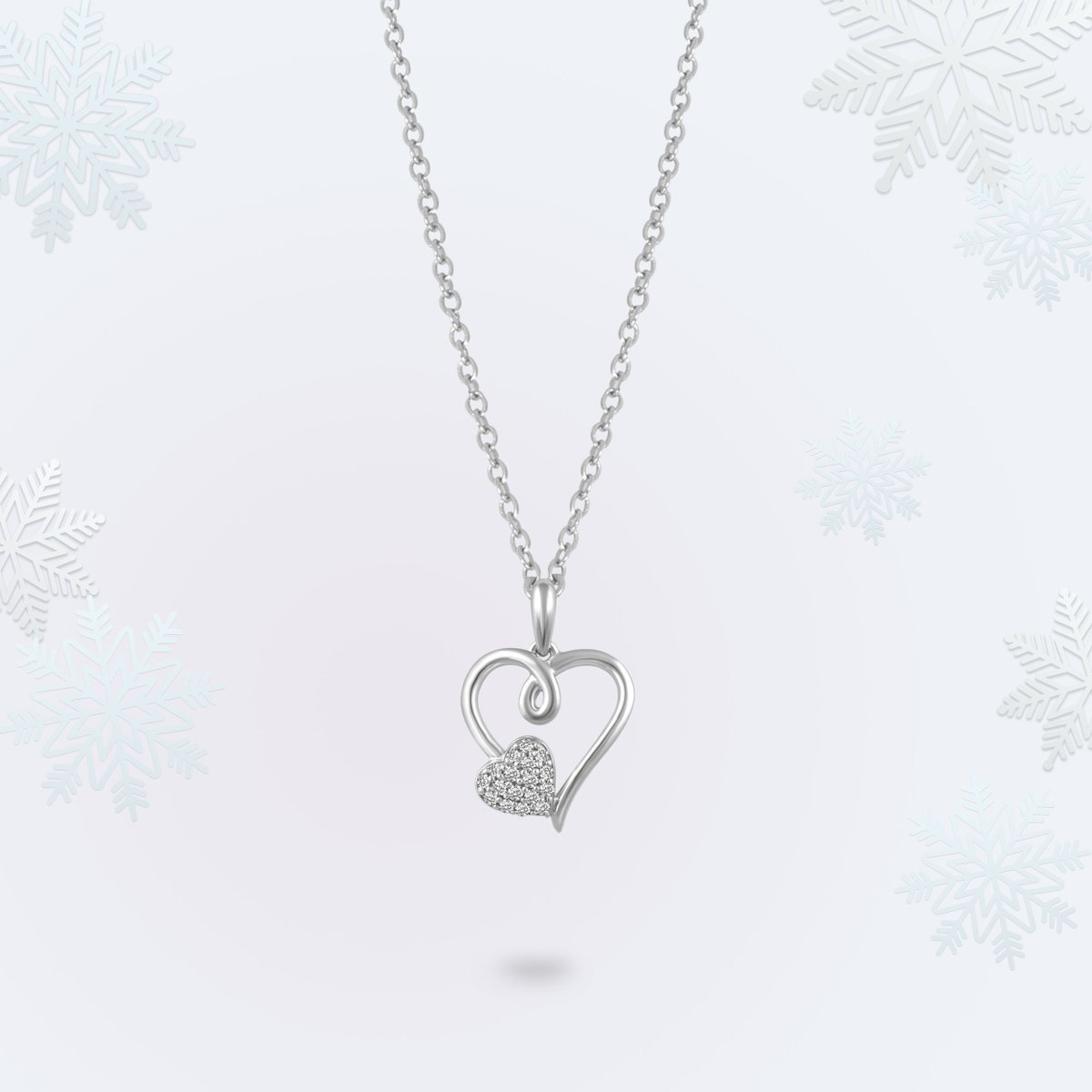 PrimenPure's tweet image. Duo Love Heart Pave Swirl Necklace Pendant $25.99 in 925 Sterling Silver

#primeandpure #jewelry #primepure #heart #❤️ #style #silver925