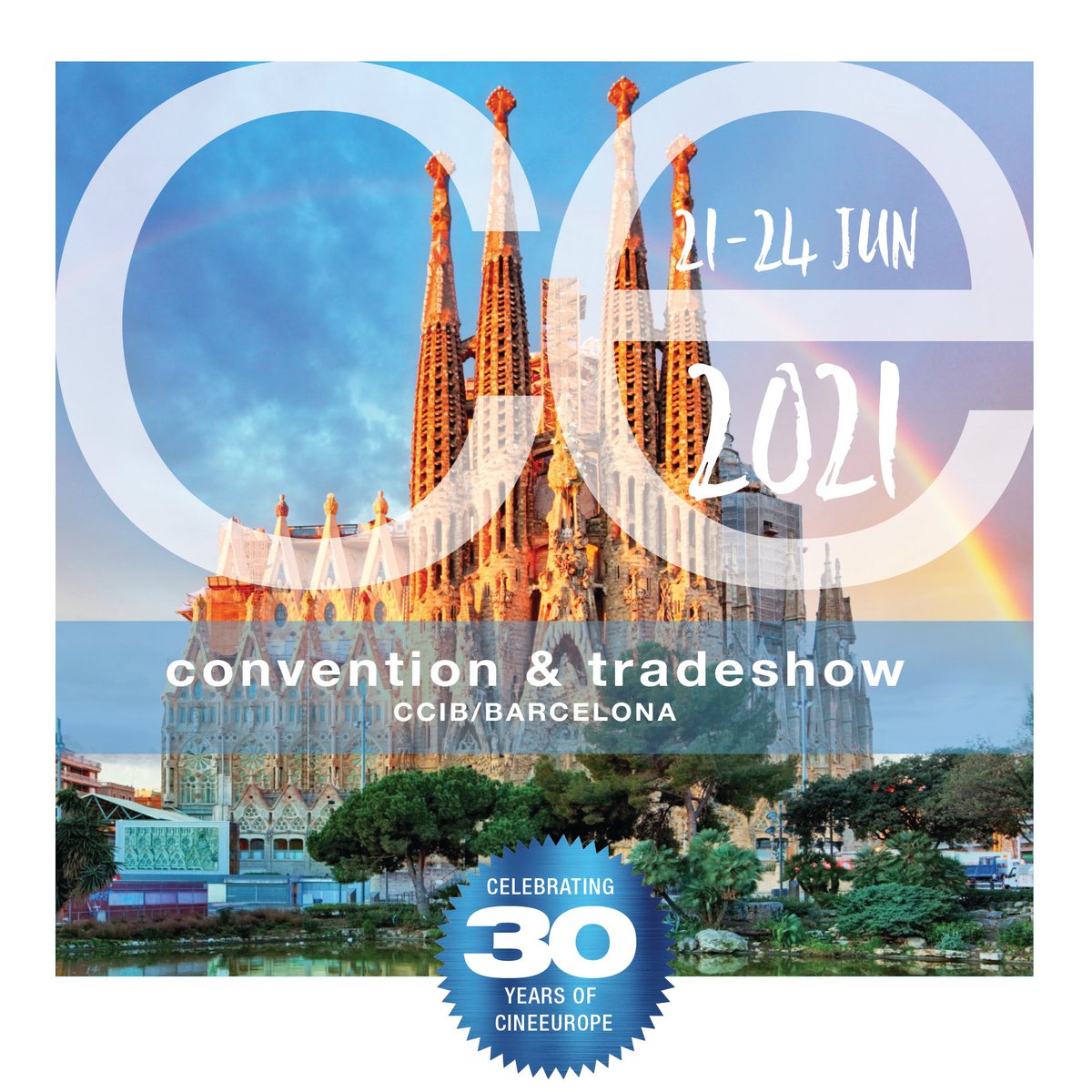 📢 Registration is now OPEN for #CineEurope2021! We can't wait to see you at the industry's first in-person event in over a year, taking place this summer in beautiful Barcelona from 21-24 June 🗓️ Head over to bit.ly/3bBYlgn to reserve your spot! #WeLoveTheBigScreen