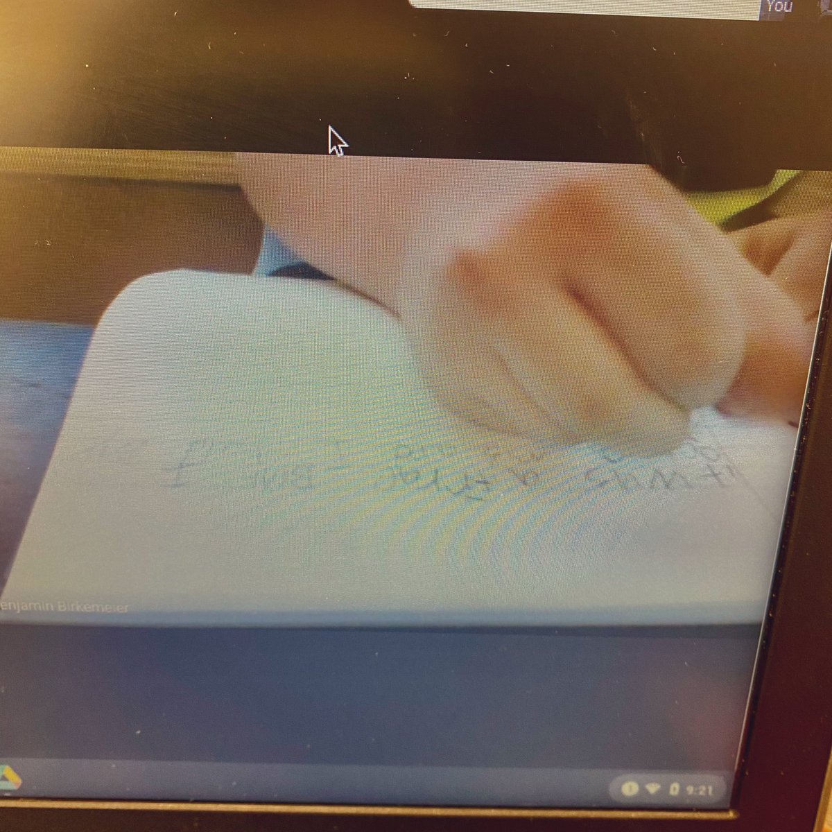 Watching student writing in real time! It can be done! ✍️ #virtuallearning #guidedwriting