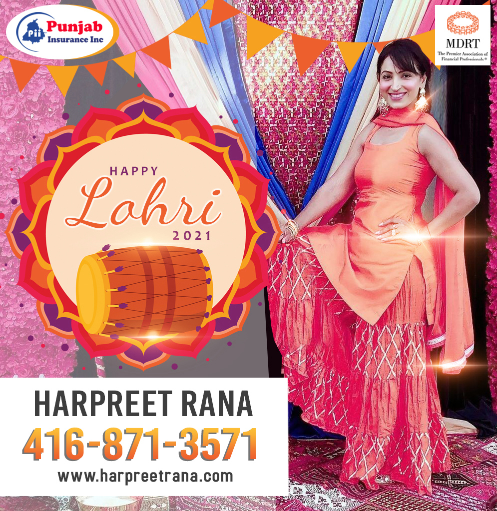 HarpreetAdvisor's tweet photo. May this Lohri bring lots of laughter, happiness, prosperity and success to you and your loved ones. Wishing you a Happy Lohri 2021. Lohri diyan lakh lakh Vadhaiyan!!

#Lohri #PunjabInsurance #HarpreetRana #HarpreetRanaMDRT #MDRT #Canada #Toronto #Ontario #Vancouver #Alberta https://t.co/rlSJA6tsSr