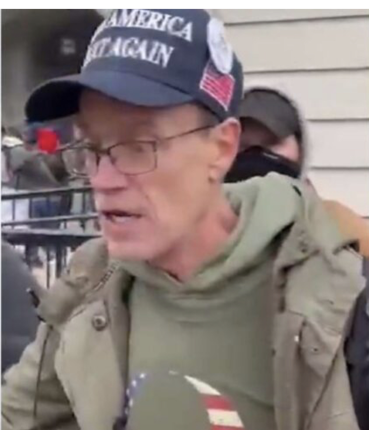 ARRESTED: Kevin Daniel Loftus, 52, from Eau Claire Wisconsin was arrested for illegally entering the Capitol and disorderly conduct on the grounds of the Capitol.  https://www.fox5atlanta.com/news/eau-claire-man-arrested-after-taking-part-in-capitol-riot