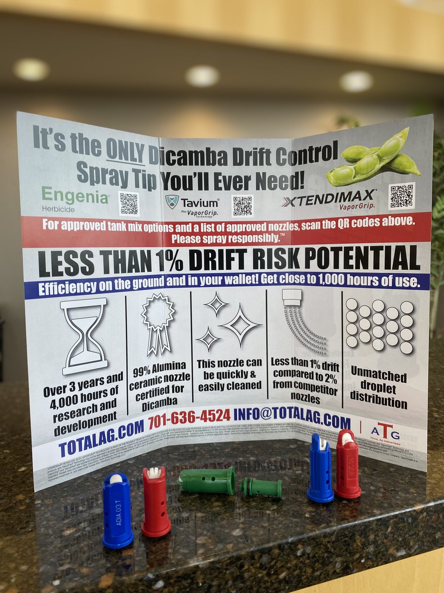 TotalAgInd's tweet photo. It's never too early to think about updating your spray tips! The MagnoJet nozzles are here for all your spraying needs made with 99% alumina ceramic, they are going to last up to 1,000 hours of use!
Contact Total Ag today to learn more!
 #spraying #agriculture #farming #dicabma https://t.co/MH9qppg5bJ