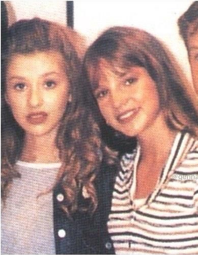 Both Christina and Britney were on MMC as children where they both sang and danced. Christina was more featured as a singer while Britney was often a background dancer.