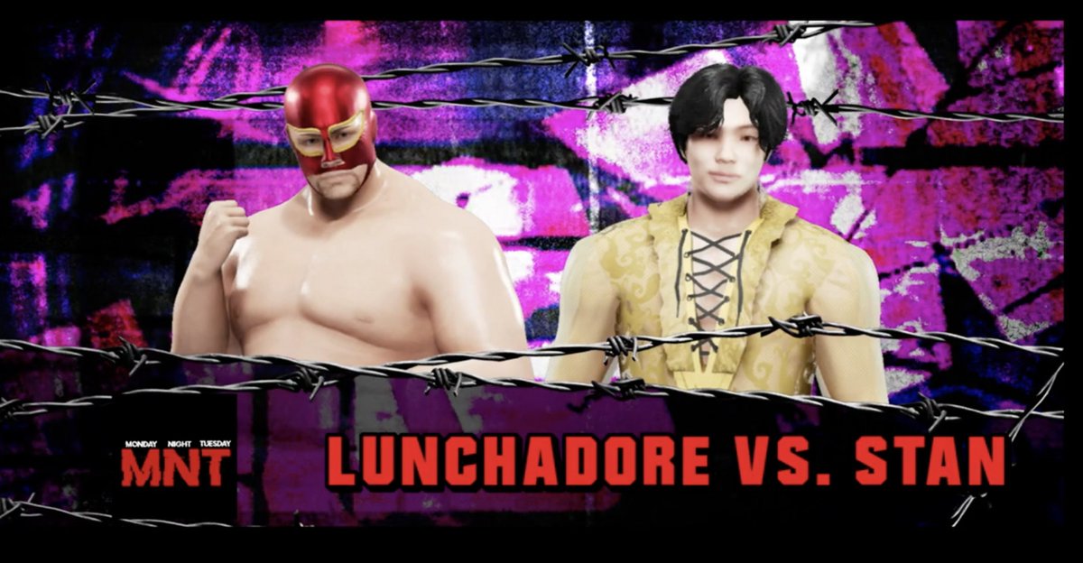 MNTwrestling's tweet photo. Next up is some singles action between Lunchadore and Stan #MNT 
https://t.co/W9q8CZGvlW https://t.co/T8tUEpTfDy
