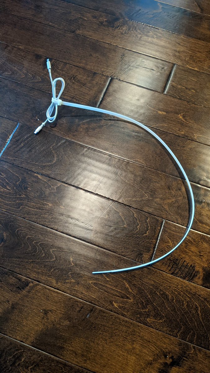 bfcTHERMinator's tweet image. See, they&apos;re not just for construction, industrial, and military law purposes. They work perfectly for keeping cords tidy at home while feeding your rampant overcompensation.