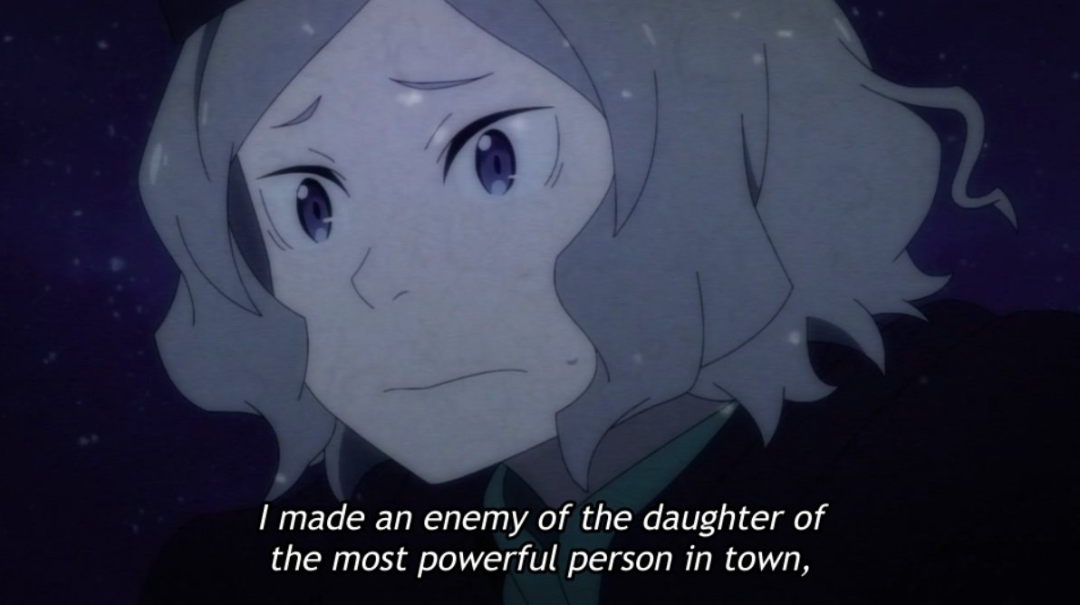 What this 20-second sequence tells us is Otto's craving for warmth & a partner through the visuals, him being a stickler for honesty, & a Blessing-specific insult triggering him to the point of doing the unreasonable.