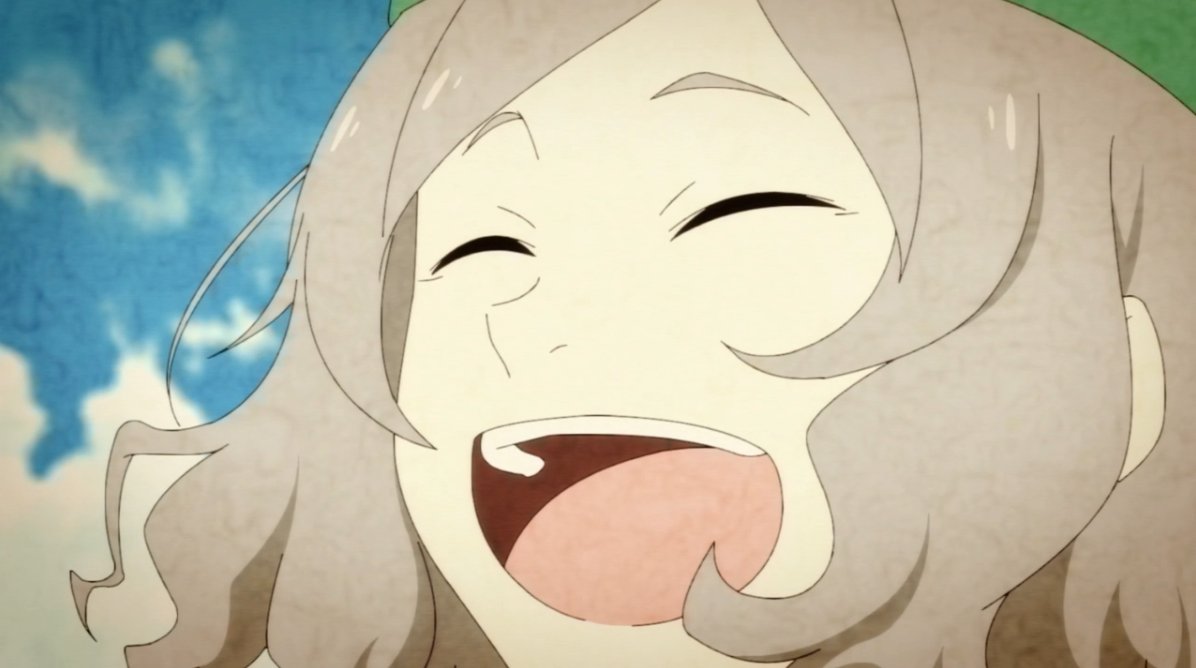 (The cat scene visually references him crushing on a cat, since he couldn't communicate with people—from a Q&A)Otto finding confidence in himself, not only moving forward despite his Divine Blessing's drawbacks but also making use of it in the scenes to come, is very uplifting!