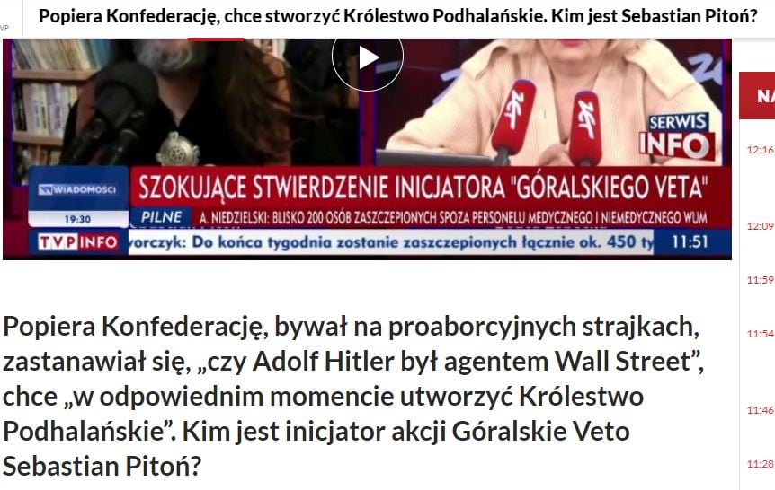 LiberteaPL's tweet photo. 😂 @tvp_info  przechodzi samo siebie w szczuciu na autora akcji #goralskieveto  🤣 
😂 Bardzo mocno się postarali, by do protestujących Górali zniechęcić wszystkich
🤔 A my się tylko zastanawiamy... trudno będzie dostać obywatelstwo tego Królestwa Podhalańskiego? https://t.co/9RsDkRqnsG