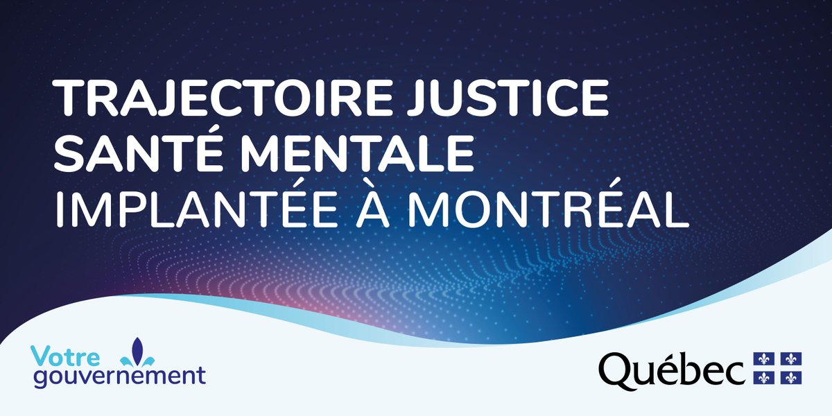 justicequebec's tweet photo. C’est à partir d’aujourd’hui que le district judiciaire de Montréal propose la Trajectoire justice santé mentale de la Cour du Québec. 

Pour plus de détails : https://t.co/67zIIlPdDN https://t.co/uTFj5Q8qUB