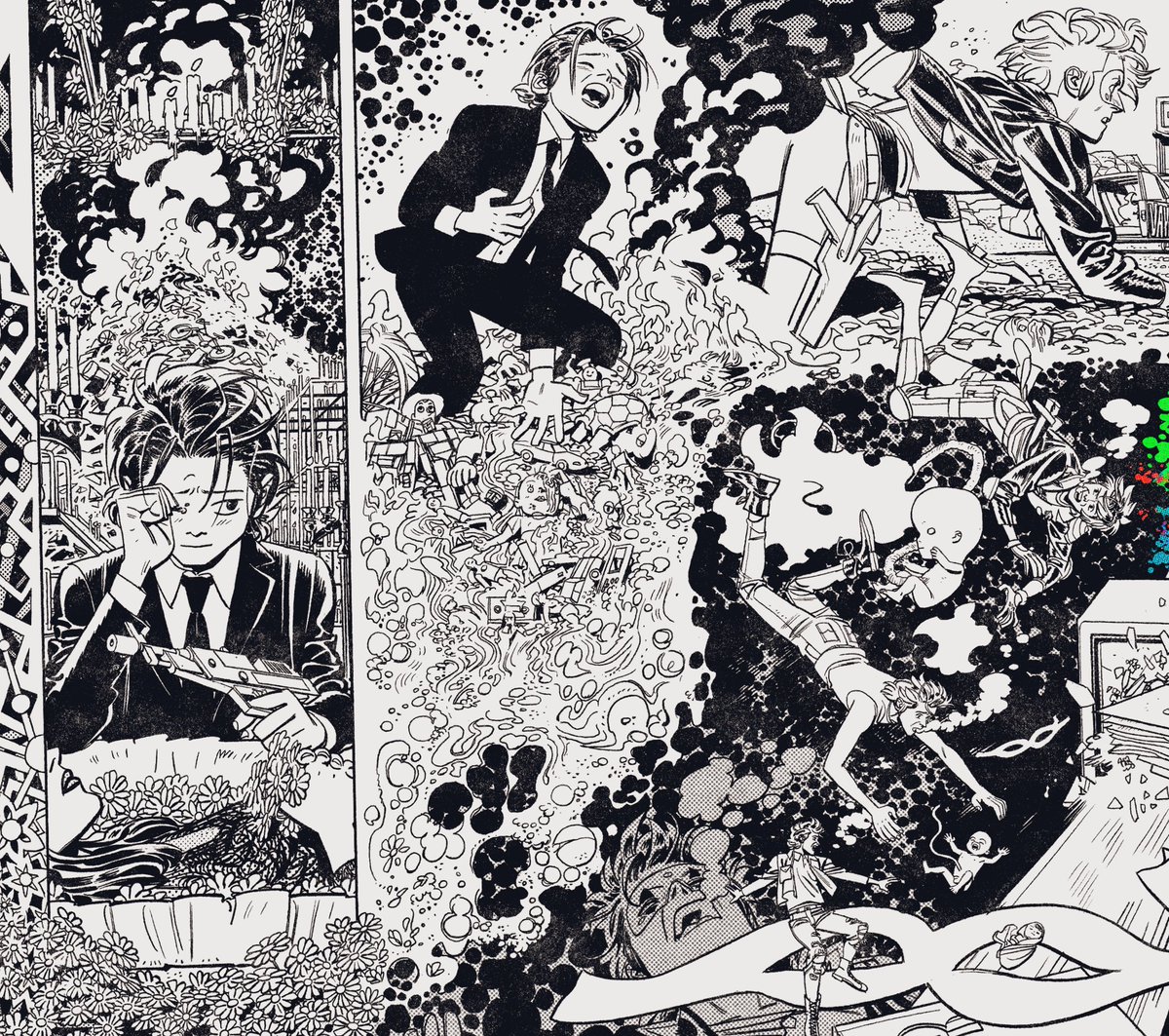 The Fourth issue of #Killjoys #NationalAnthem is out today! There are some nice psychedelic craziness in this issue! 