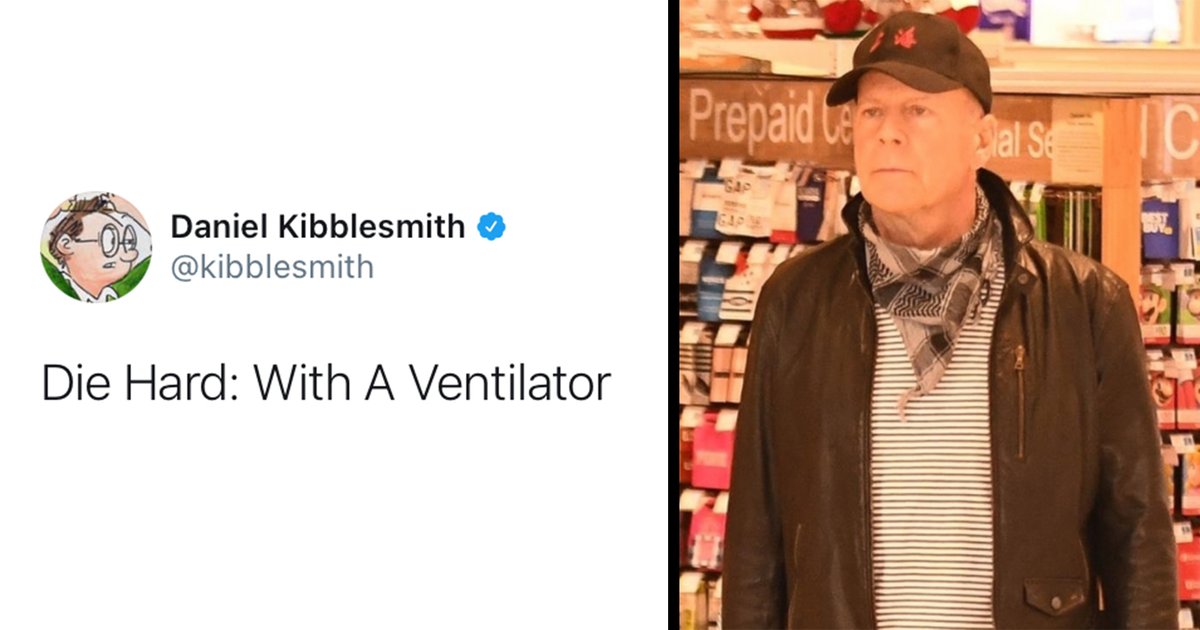 GreedyBjs's tweet image. Twitter Roasts Bruce Willis For Refusing To Wear A Mask In LA Pharmacy