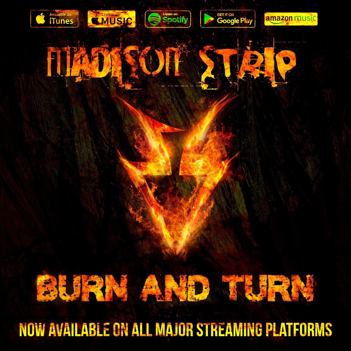 Madison Strip is now available on all major streaming platforms! Check us out! Crank it up! 🤘🏻💀