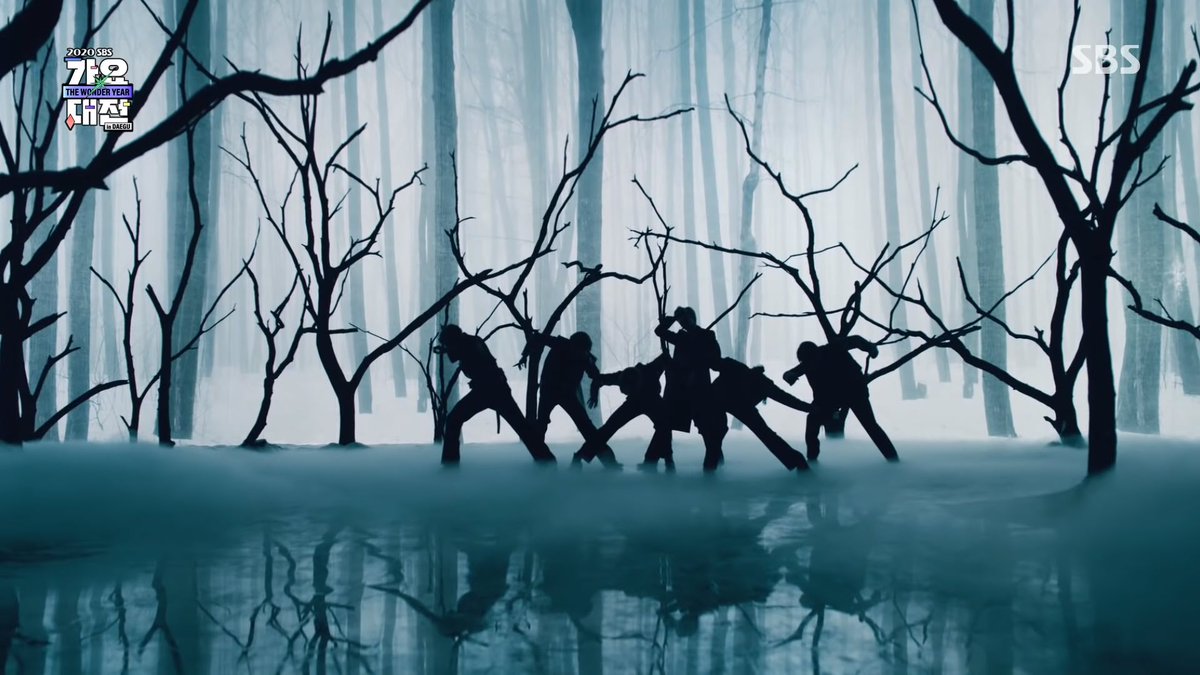 SBS Gayo Daejun 2020 Black Swan : While we've seen several performances of Black Swan during the last months, this one struck as very particular to me.Follow the thread  @BTS_twt