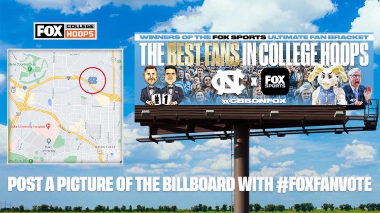 BarstoolNCdavid's tweet photo. UNC: #FoxFanVote champs https://t.co/R7m3vReIA8