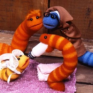 slimy the worm plush