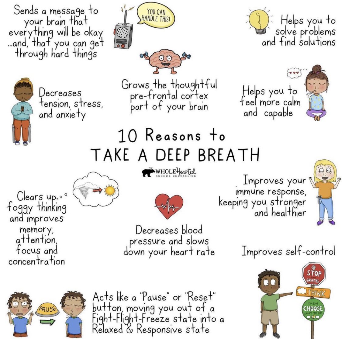 ExploreWith_ME's tweet photo. Don’t forget to take time for that #selfcare ... Here’s 10 great reasons to take a DEEP breath! https://t.co/ZUb4SgJ3CH