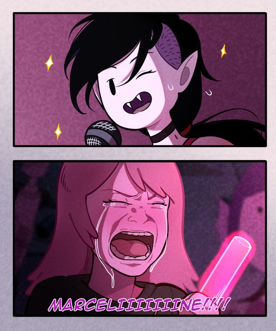 She is literally Marceline's # 1 fan

#Bubbline 