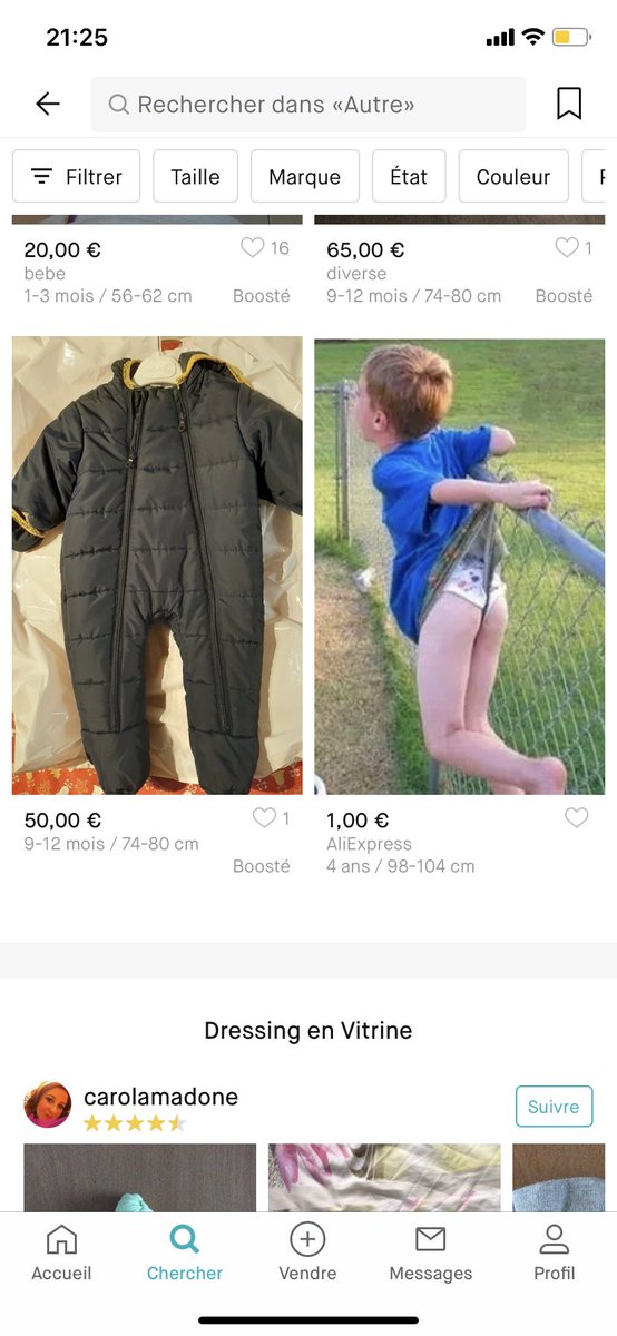 cotaine's tweet photo. Pendant ce temps là sur Vinted .. https://t.co/xcO0L1g8st