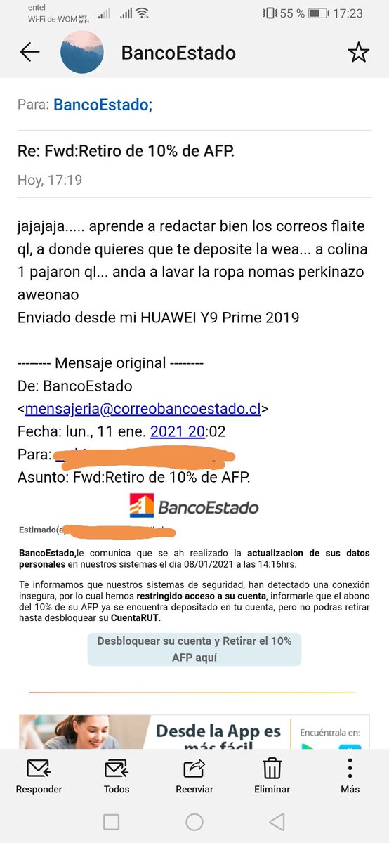 locoinstruido's tweet image. jajajaja... no me habia dado cuenta de esta joyita que tenia en los correos no deseados... flaites ql... a todo esto OJO igual, leyendolo apurao capaz de comprarle a estos caneros... #segundoretiroafp #ladronesql #canerosql #pirañaql