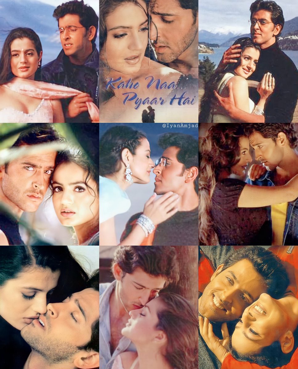 KNPH is without a doubt one of the most ENTERTAINING films ever made in hindi cinema.A great story with catchy songs, great dancing, beautiful locations and of course the big launchpad of the superstar  @iHrithik and the sweet debut of the lovely  @ameesha_patel.  #21YearsOfKNPH