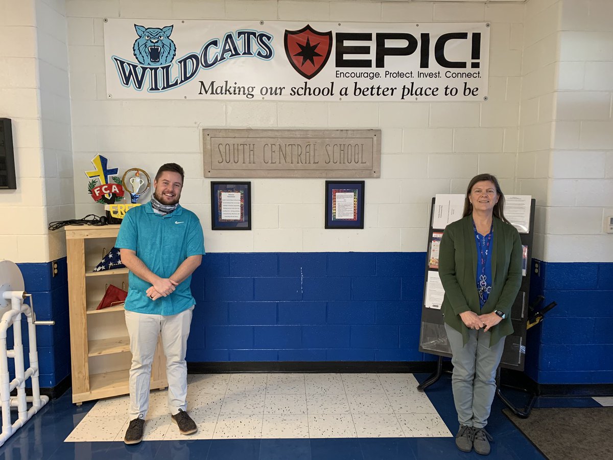 Congratulations to South Central 2020-2021 Teachers of the year K-4 Heather HAWKINS and 5-8 Jacob ADKINS!