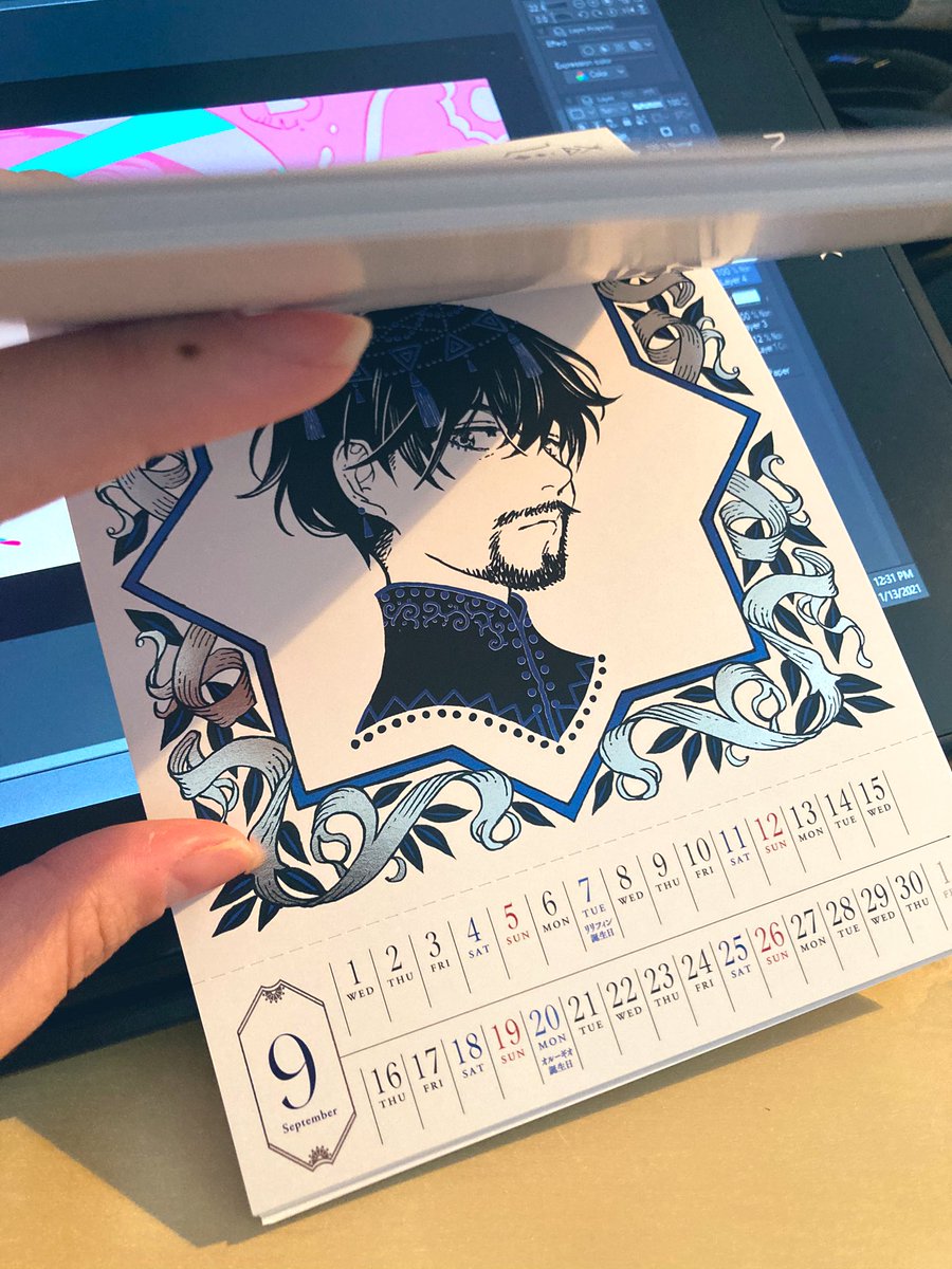 Got my copy of the Witch Hat Atelier Calendar!!! I'm crying over how amazing this looks! 