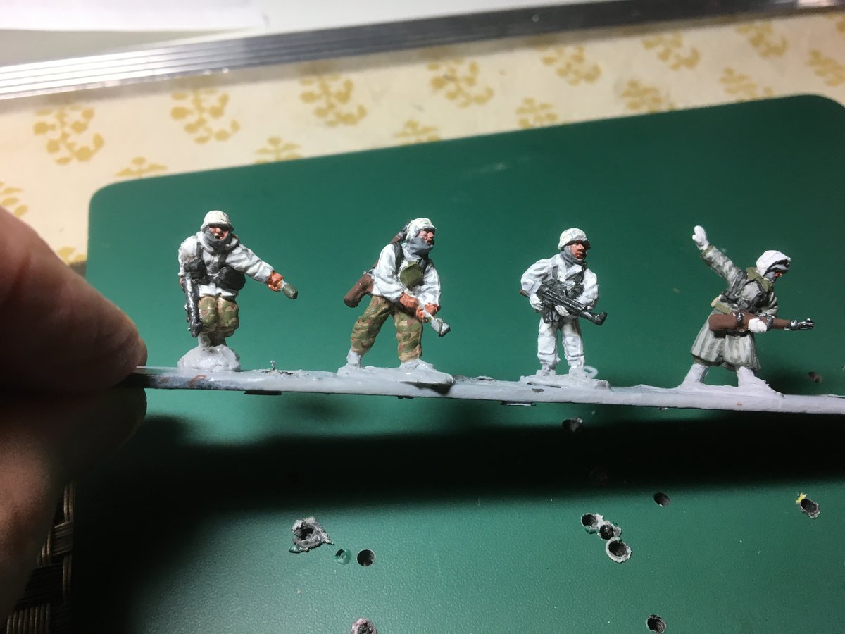 Sgt. Majors Germans in winter kit. A full Rapid Fire Battalion.