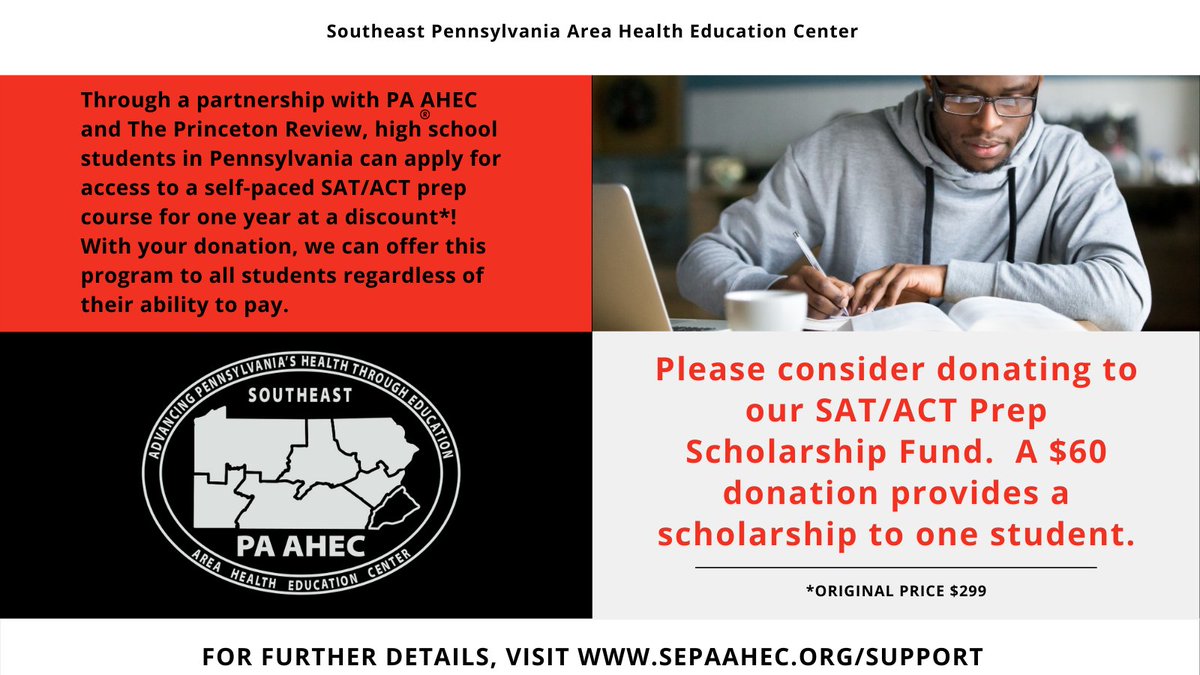 SEPAAHEC's tweet photo. We plan to offer this program to all high school students, regardless of their ability to pay and ask that you consider donating $60 to sponsor one student. Donations can be made by visiting https://t.co/t7FsIWfcBW https://t.co/AZDm8r3cz6