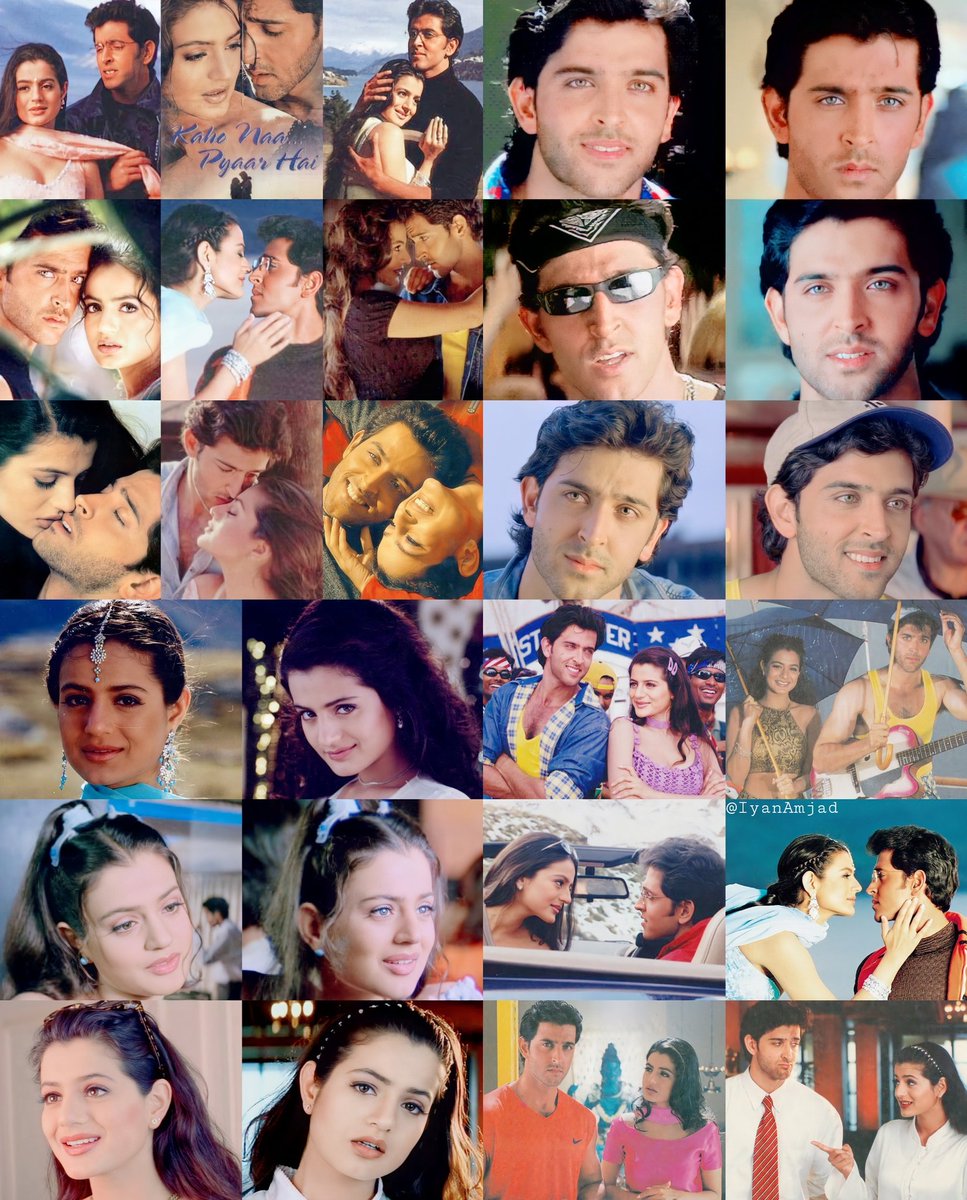  @RakeshRoshan_N managed to showcase all of  @iHrithik's talent in this film: body build, dancing moves, a range of emotions and a knack for acting.He made a fantastic first impression as an actor. @ameesha_patel was truly adorable and she can act too.A MUST SEE. #21YearsOfKNPH