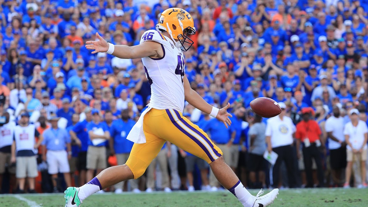 RicSerritella's tweet photo. Get to know @LSUfootball P Zachary Von Rosenberg, the converted QB/TE who was drafted by @MLB and will be a 30-year old rookie, stands a very strong chance to hear his name called in the 2021 #NFL Draft. The lefty possesses an unorthodox style and an unconventional #Path2TheDraft https://t.co/VeDO3Bp5Qj