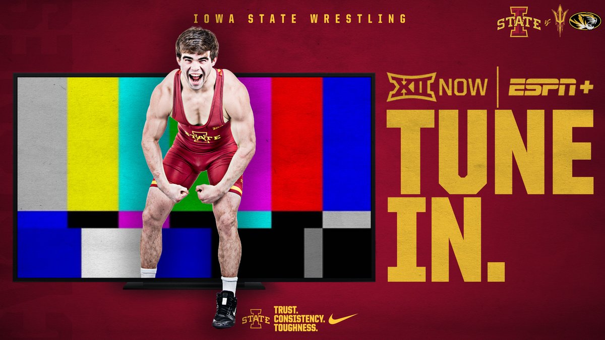 CycloneWR's tweet photo. Tune in on Sunday 👀⤵️

📺😈 https://t.co/HMOD9s5mxd 
📺🐯 https://t.co/cFAmfFcEUM

🌪️🤼‍♂️🌪️

#Cyclones https://t.co/gmBCAd9I7A
