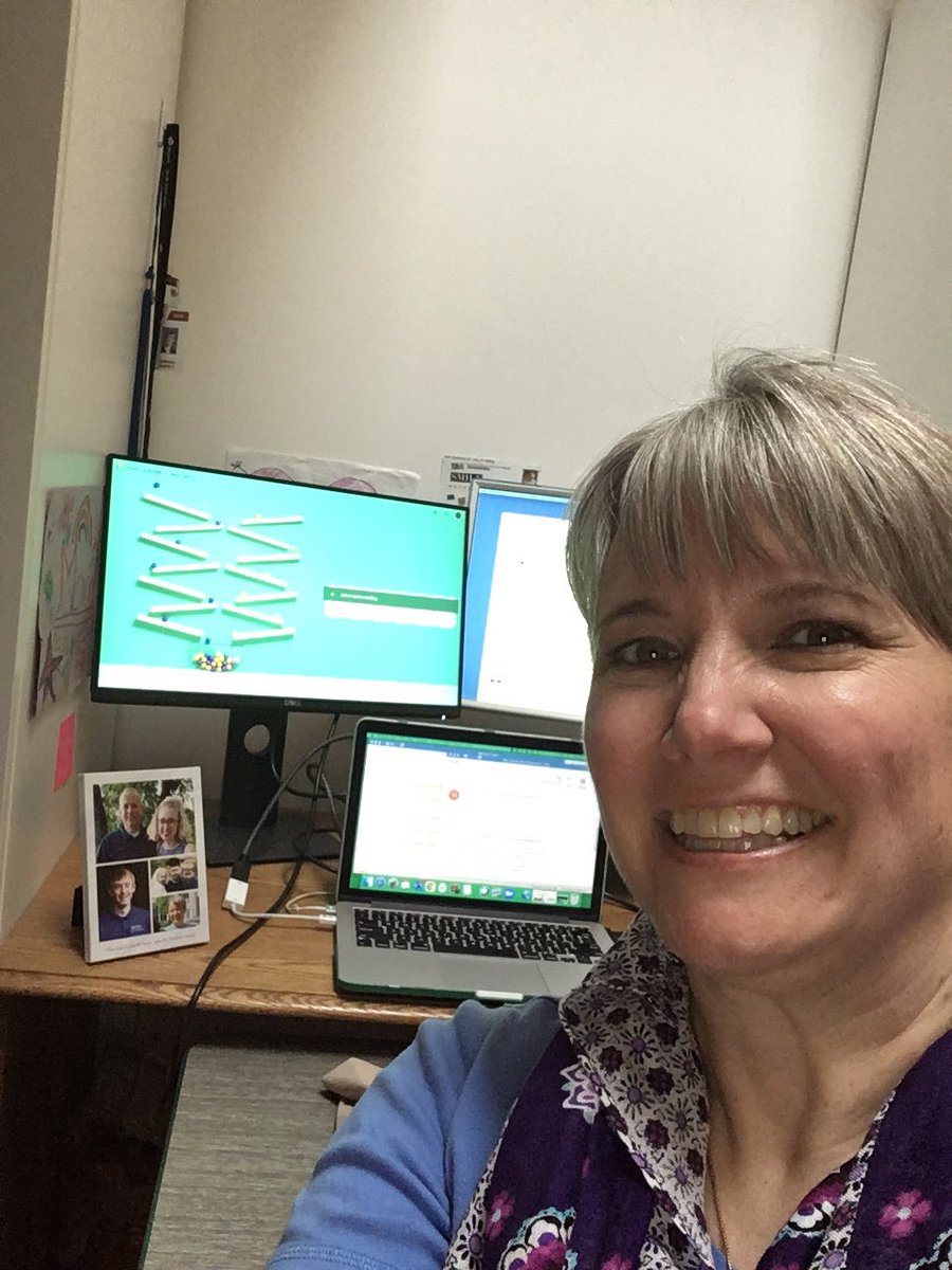 Thank you <a href="/chrislarsensf/">Chris Larsen</a> &amp; <a href="/bgarlinghouse/">Brad Garlinghouse</a> for the game changing monitor via <a href="/2ScreenTeacher/">Two Screens for Teachers</a> Teaching American Sign Language is rough in a virtual setting, but this extra monitor has made it easier for me to see &amp; engage with my students! THANK YOU!