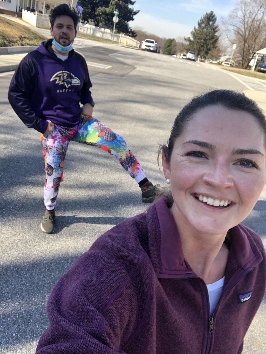 MrsStewart_GBPE's tweet photo. Traded our lunch for a quick (literally) 5K run! Crushing our mile times (mile 4 is long because we finished the 5K then walked)! We are spoiled by the great weather this week! ☀️🏃🏻🏃🏽♀️#GBPERunClub #405Challenge https://t.co/PyeXyB8Whx