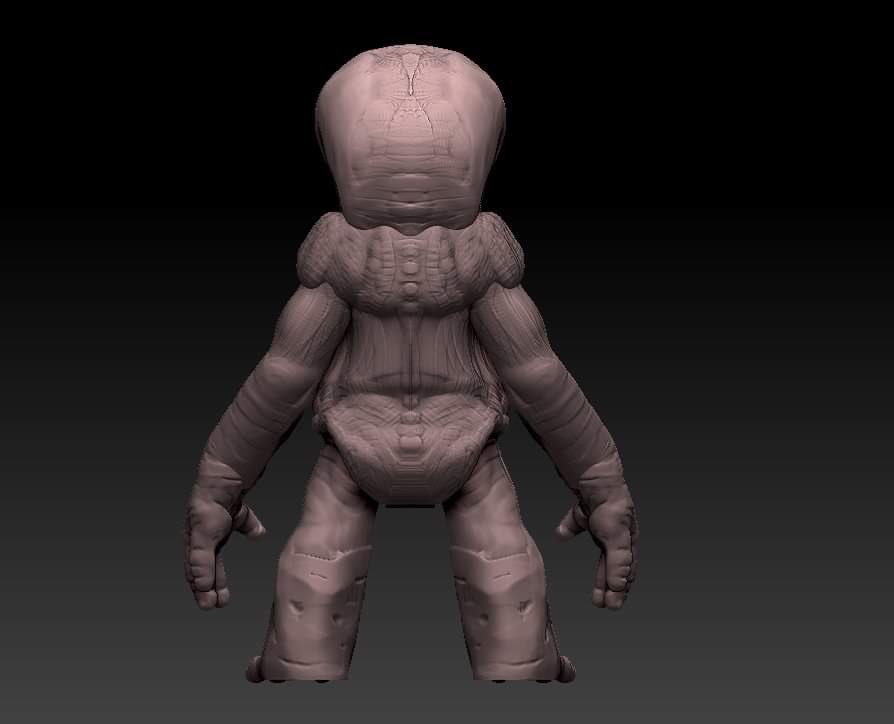 ronniemick's tweet photo. “Kirbymonster” blocked out and ready for fine tuning.
#jackkirby #marvelmonsters  #creaturdesign #conceptart #zbrush https://t.co/XUxjNnWB4F