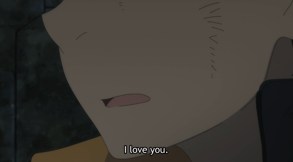 I love the directing choice here — Emilia's incomprehension of Subaru's love is conveyed through the shots hiding his eyes, as he tells her exactly why he fell for her.