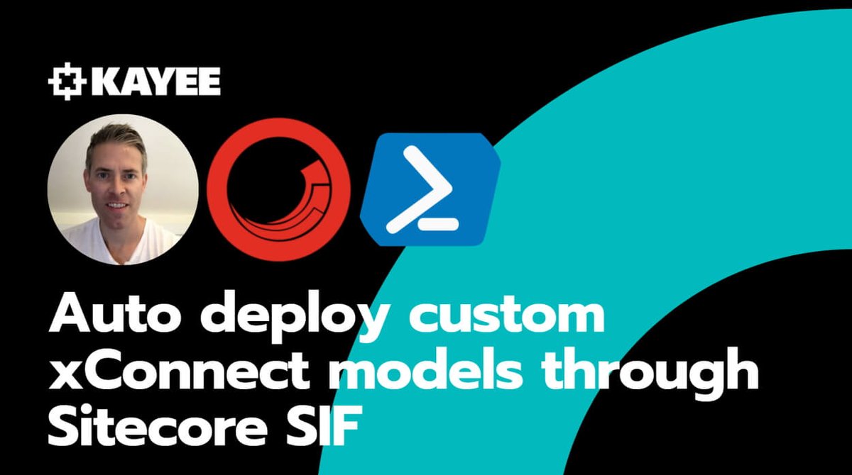I just blogged: Auto deploy custom xConnect models through Sitecore SIF kayee.nl/2021/01/13/aut… #sitecore #xconnect #sif #deployment #xdb #LearnSitecore #sitecore10 #sitecore93 #opensource #SitecoreMVP