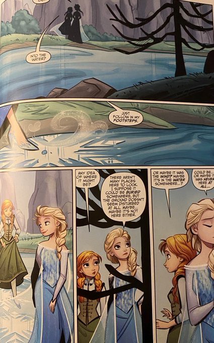 MagicIsForever4's tweet photo. Elsa helping Anna to walk on a river🥰👍🏻 #SnowSistersWeek #Frozen @alittlejelee @DisneyAnimation @Lyrikris10 https://t.co/ia8rU1iO5h