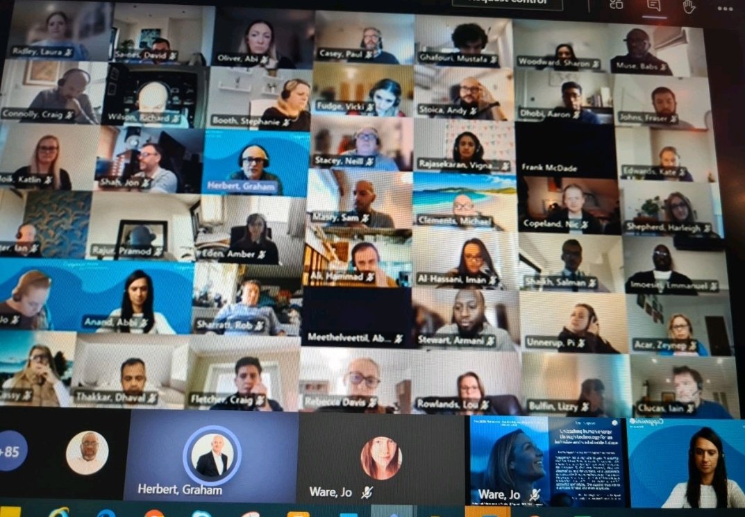 What a gallery 💫 a huge warm welcome to this talented bunch of people that are now employees of Capgemini. Our first #capgeminibeinspired induction of 2021...talking all things #capgemini Great to have such a great interactive induction session. #virtualonboarding