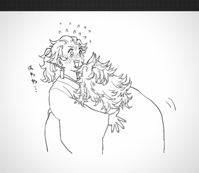 二人を抱きつかせるの大好き芸人 