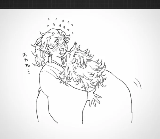 二人を抱きつかせるの大好き芸人 