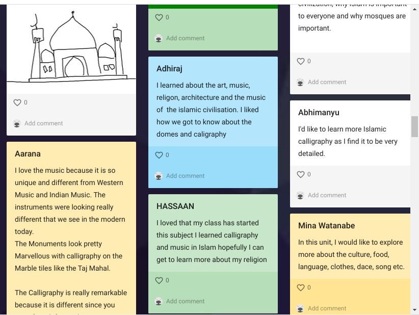 From teachers adorning the Hijab, sharing common Arabic Greetings and Ss reflecting on what they learnt and look forward to in this Unit, we were all culturally immersed!