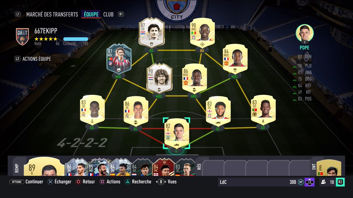 yonnexleloup's tweet photo. @TwinsFifaHD Je reste en 4222 in game je change mane et felix.j’ai 200k de côté j’ai pack gullit dans le sbc icône base moyen ps: continuez comme ça les gars https://t.co/niMHREnSZa