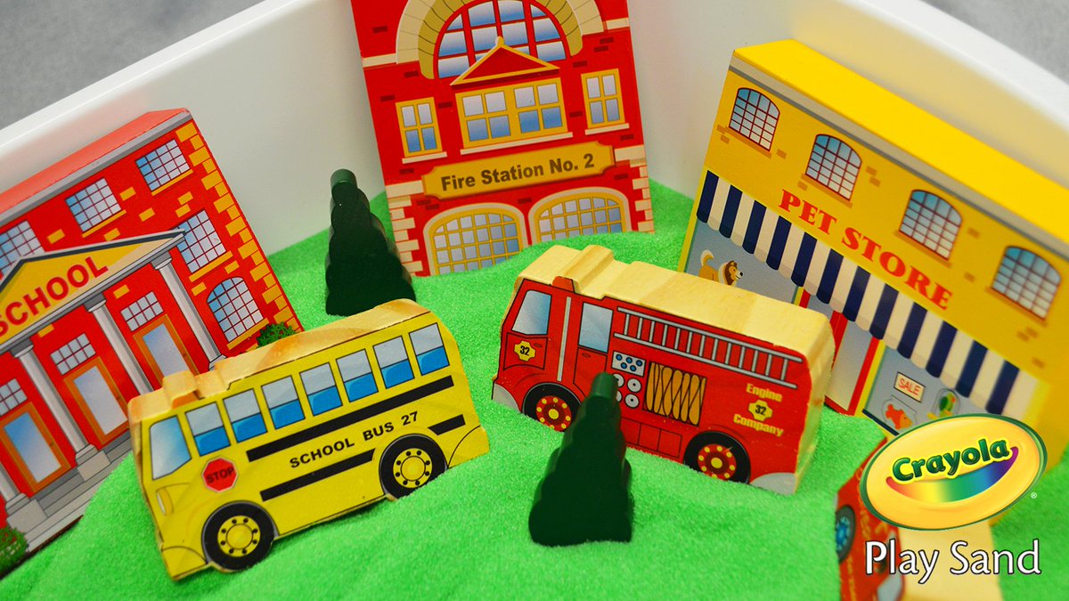 crayolasand's tweet photo. Beep! Beep! Here's a fun sensory bin idea with city buildings, buses, and of course Crayola Play Sand!
#PlaySand #CrayolaPlaySand #Crayola #ColorSand #KidActivities #Playtime #SensoryPlay #SensoryBox #PreschoolActivities #KindergartenActivities https://t.co/G2IxW7Whbk