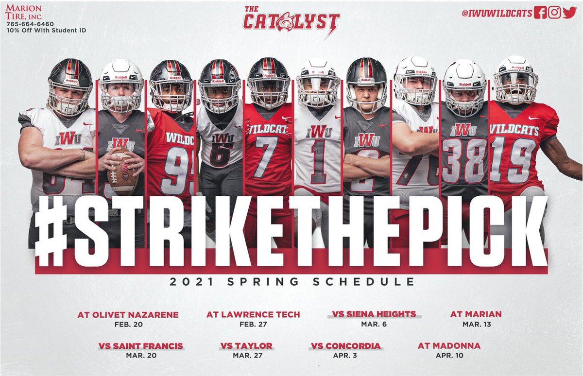 IndWesleyan_FB's tweet photo. ❄️ or ☀️ we’ll be ready. See you on February 20th Wildcat Nation! 

#CLIMB🏔⛏🔴⚪️ https://t.co/RjCLFHXZ3z