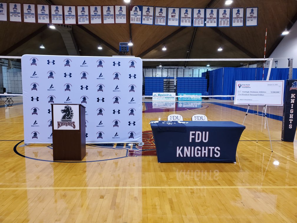 Stage set for today’s 2p ET press conference! Who says you can’t add a NCAA DI men’s Olympic sport during a pandemic?  Watch live on <a href="/NECFrontRow/">NEC Front Row</a> at bit.ly/3slvYsO. <a href="/AVCAVolleyball/">AVCA</a> <a href="/usavolleyball/">USA Volleyball</a> @jrvbassociation <a href="/NCAAVolleyball/">NCAA Women's Volleyball</a> <a href="/NCAA/">NCAA</a> <a href="/VBMagazine/">VolleyballMag.com</a> <a href="/offtheblock11/">Off the Block</a>