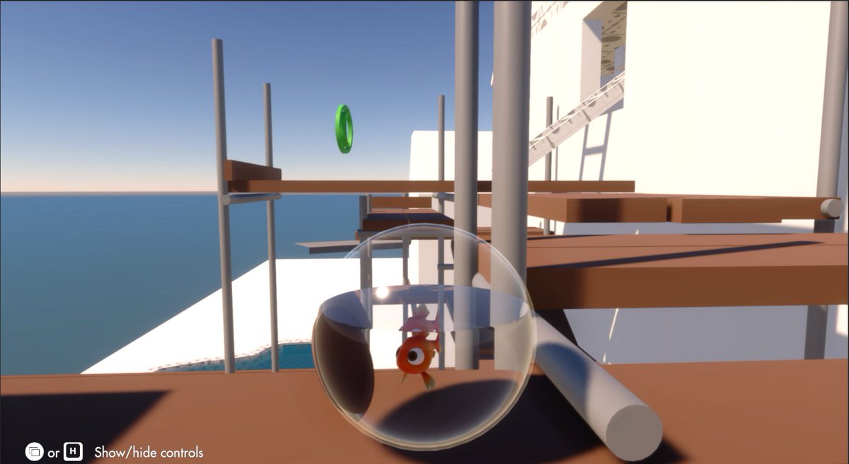 Had some interesting feedback from early playtests of I Am Fish that felt the game was a step back from the prototype they played last year.And yes on the surface the prototype (left) looks further along than the full game (right), but here's why it isn't:1/3 #gamedev